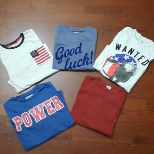 Lot of 5 Long Sleeves Tshirt Zara Boys 11-12 yr